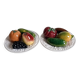 Mid-Century Handcrafted Portuguese Majolica Trompe l'Oeil Fruit Plates