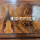1940s Art Decò sideboard in walnut burl with mirror