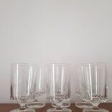 Set of 6 cavalier stemmed glasses