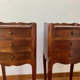 Two Cherry Wood Bedside Tables