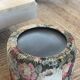 Pouf en velours 1970