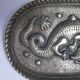 Gold-plated bronze crocodile emptier
