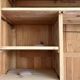Parisian wardrobe made of solid wood