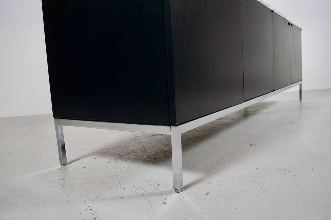 BLACK OAK AND FLORENCE MARBLE SIDEBOARD KNOLL 2000 KNOLL INTERNATIONAL PUBLISHER