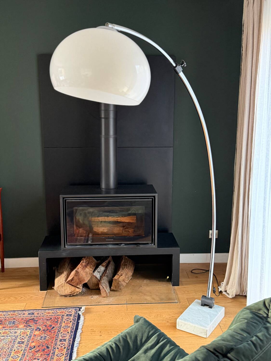 Lampadaire à arc – dans le goût du modèle Arco