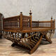 Siège palanquin dit "howdah", selle pour éléphant 1900