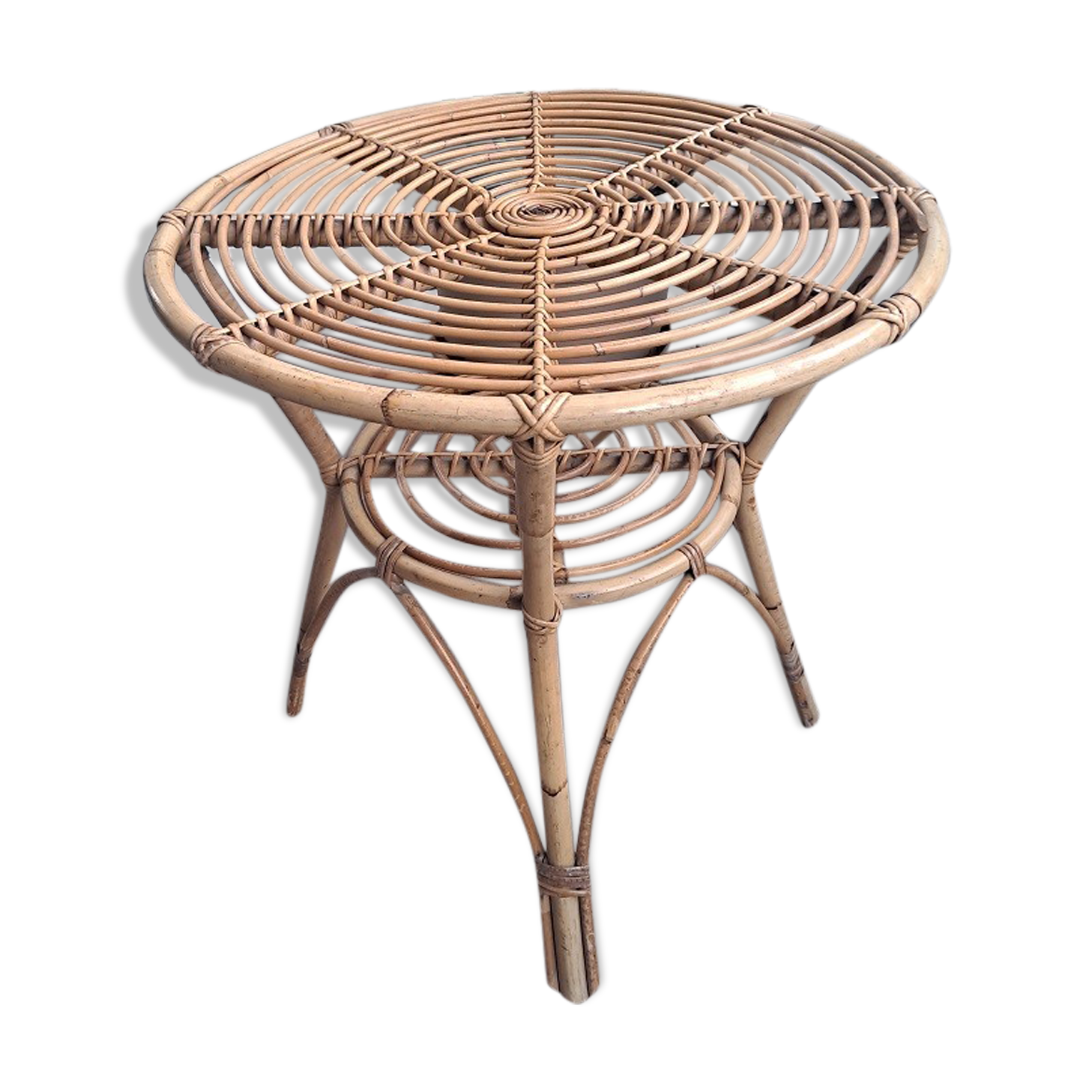 Mid century italian bamboo design table