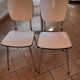 Kitchen table and 2 formica chairs