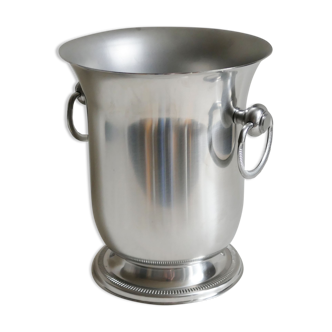Jean Le Couzon stainless steel champagne bucket