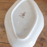 Old pink net sauce pot Lunéville KG China