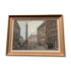 Oil on canvas representing the Place de la Concorde in Paris