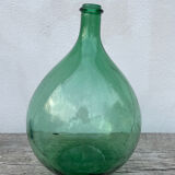 Large green glass lady Jeanne