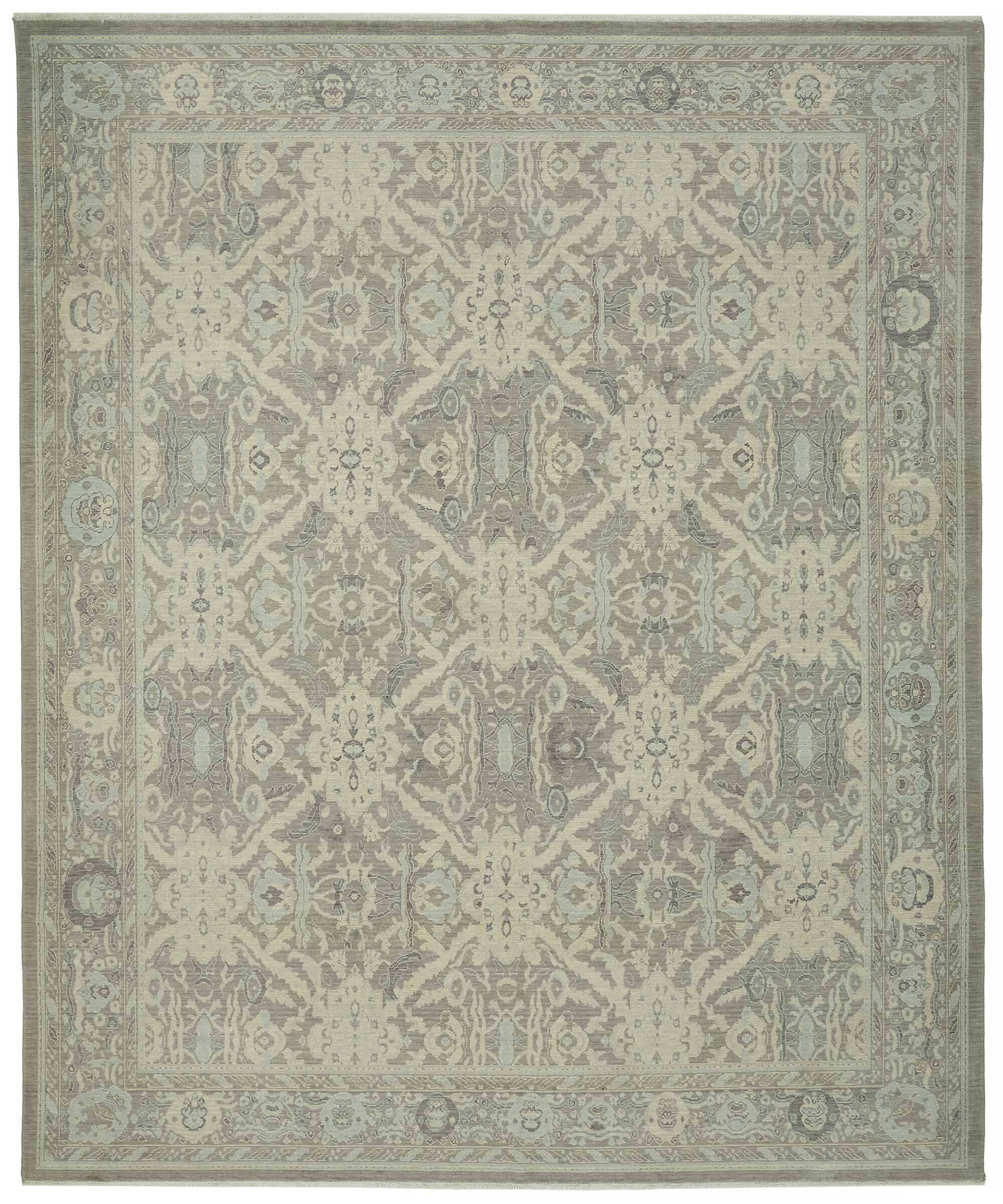 Turkish Handcrafted Loom Oushak Rug 294 cm x 373 cm