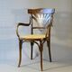 Thonet caned Art Nouveau armchair N°293, circa 1905 - bentwood -