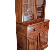 Victorian mahogany secretary bookcase