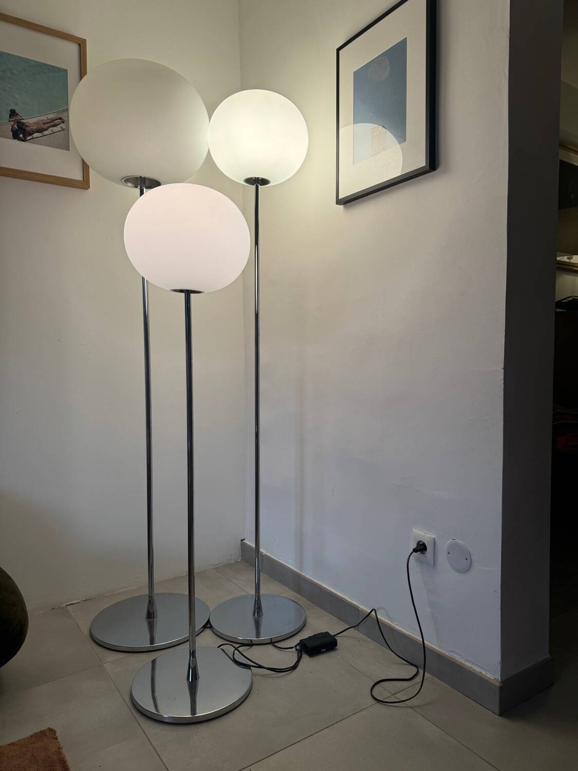 GLO BALL family FLOS floor lamps