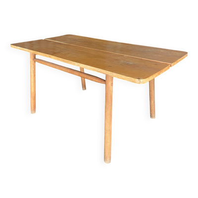 Table ''grain de café'' vintage années 60 - Pierre Gautier