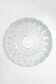 Mid-Century Crystal Glass Ashtray Bowl, Italy, 1970s