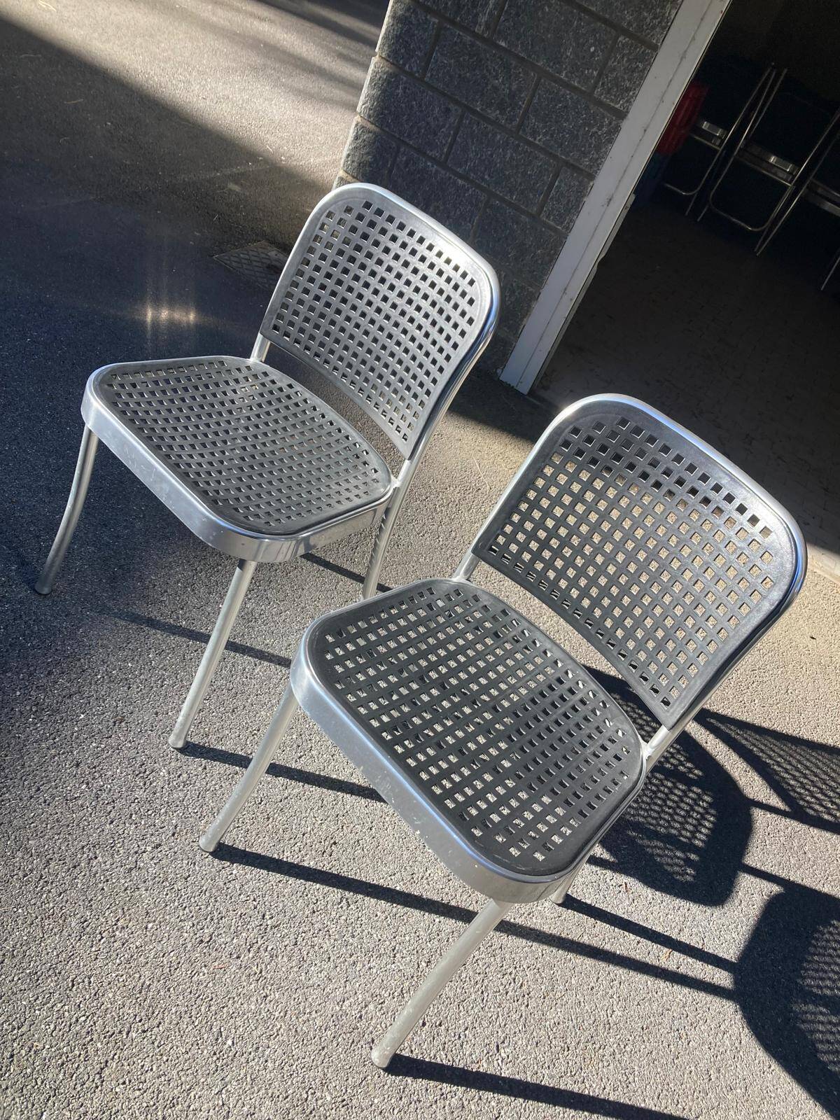 4 Vico Magistretti chairs