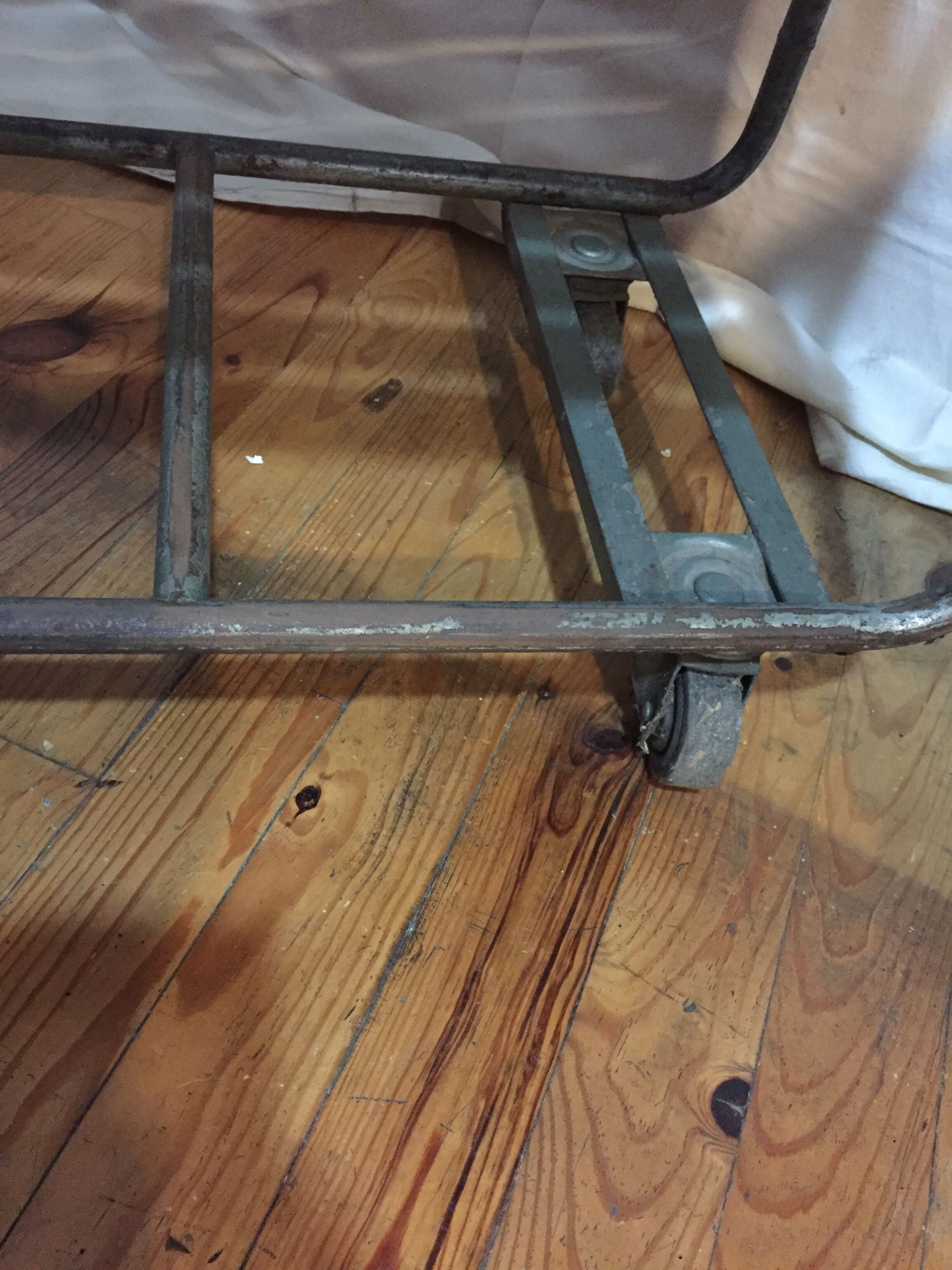Industrial shelves on wheels