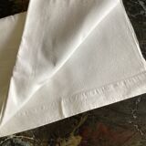 Old single sheet in cotton / linen dimension: 290 x 230 cm-