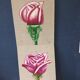 Pair of floral canvas