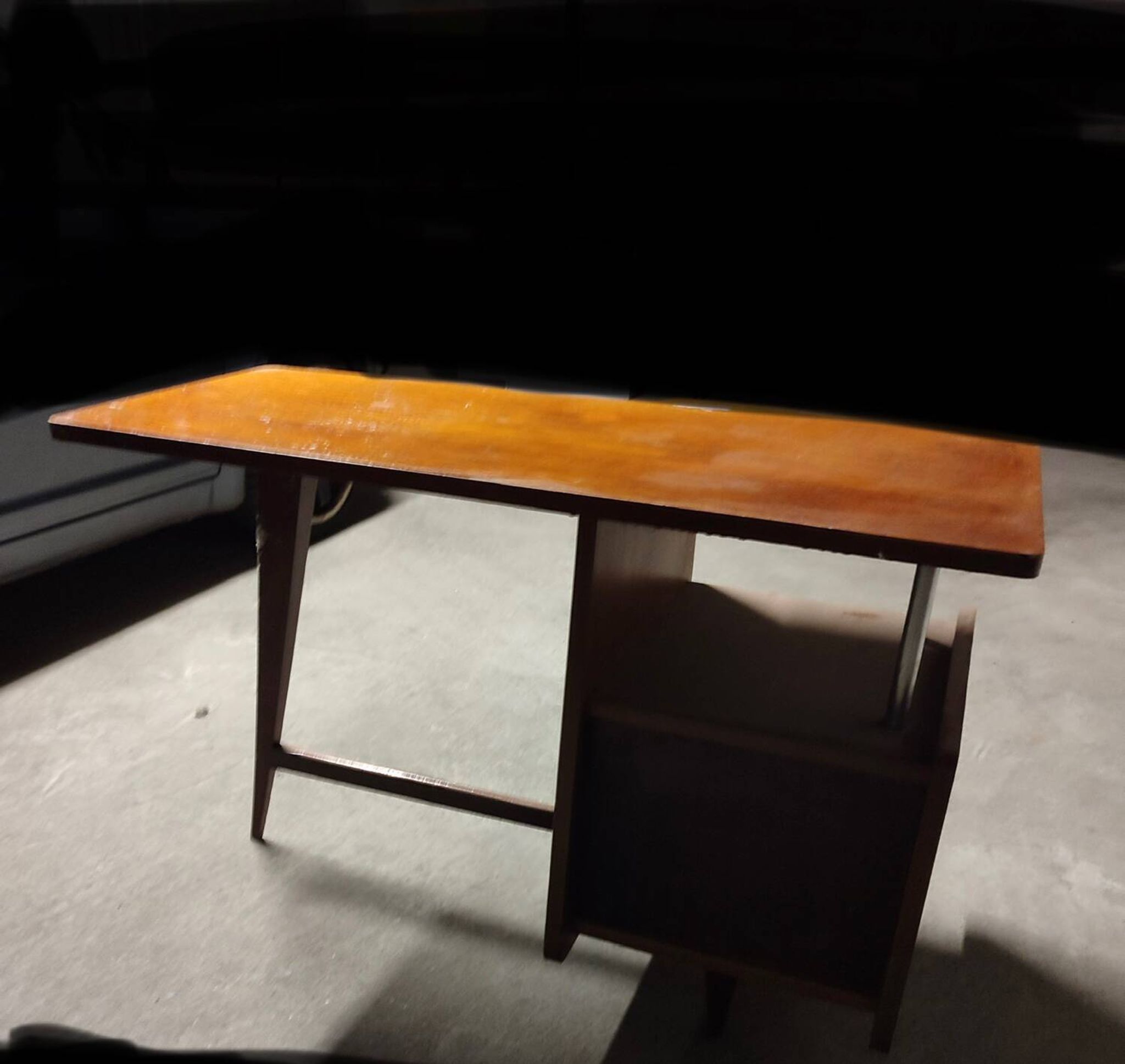 Vintage wooden desk from the 60s