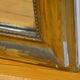 Late 19th century Napoleon III wood and stucco fireplace mirror 87x117cm