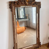 Large old mirror mercury 170x100cm