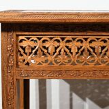 Oriental Folding Table in Exotic Wood – Early 20th Century