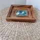 Tableau nature morte cadre en bois massif