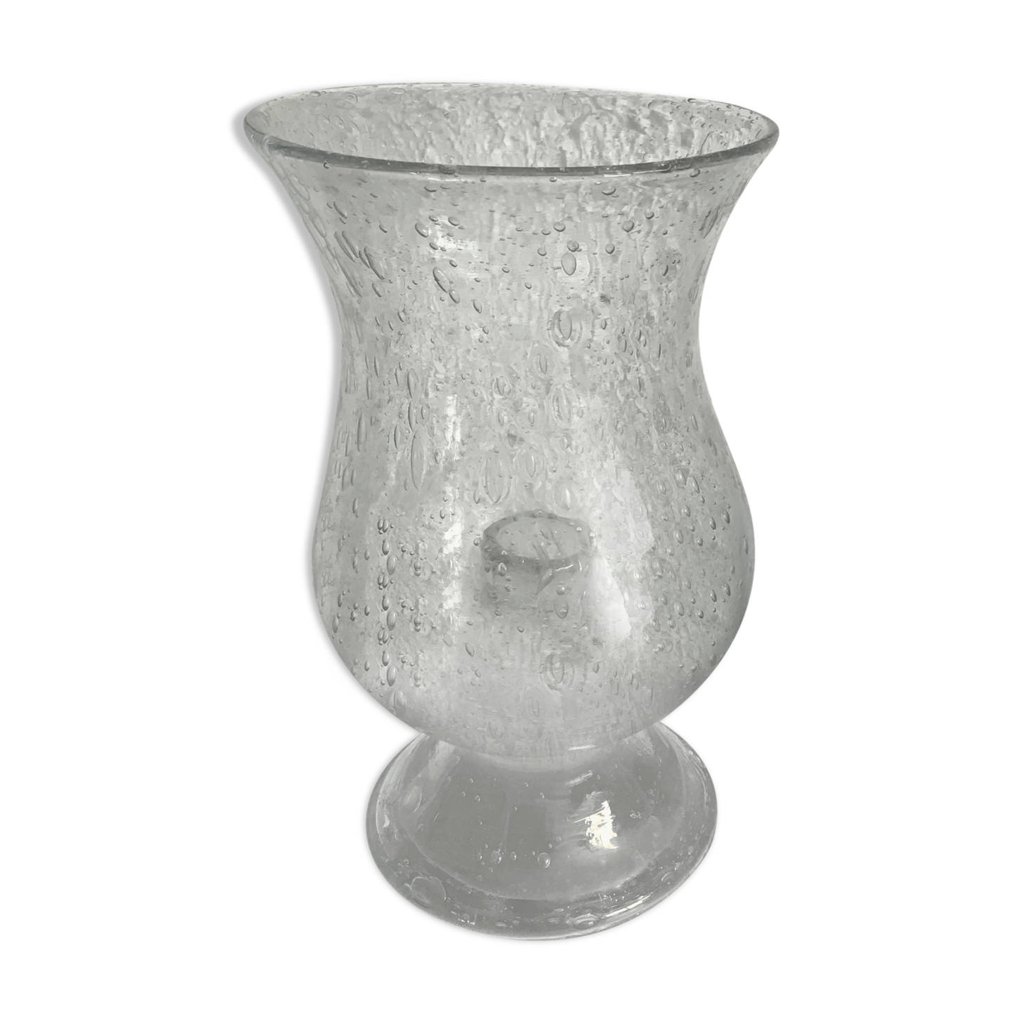 Biot's bubble glass candleholder