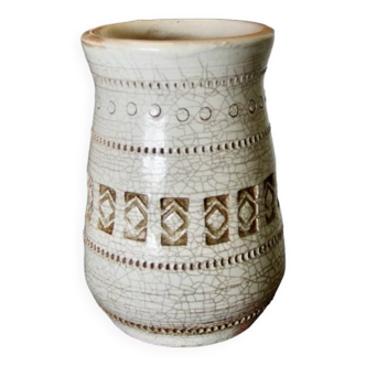 Vintage ceramic vase attributed to jean besnard