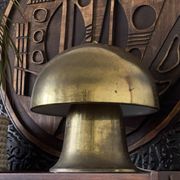 Monumental table lamp by Luciano Frigerio - "Notturno" large mushroom - 1970s