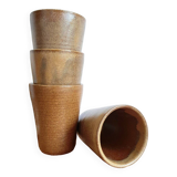 Small Digoin stoneware cups