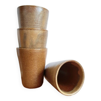 Small Digoin stoneware cups