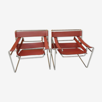 Fauteuils Wassily b3 Marcel Breuer