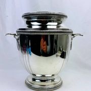 Chiller, silver-plated champagne bucket by Phenix silversmiths.