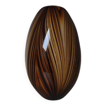Vase murano à rayures