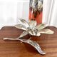 Flower candle holder with removable petals and ashtrays from the 60s/70s