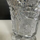 Vintage Bohemian crystal vase