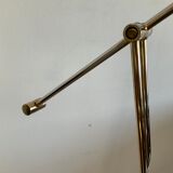 Deknudt e-reader floor lamp from the 70s in brass