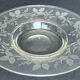 Engraved glass cup