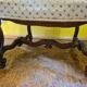 Walnut renaissance style armchair