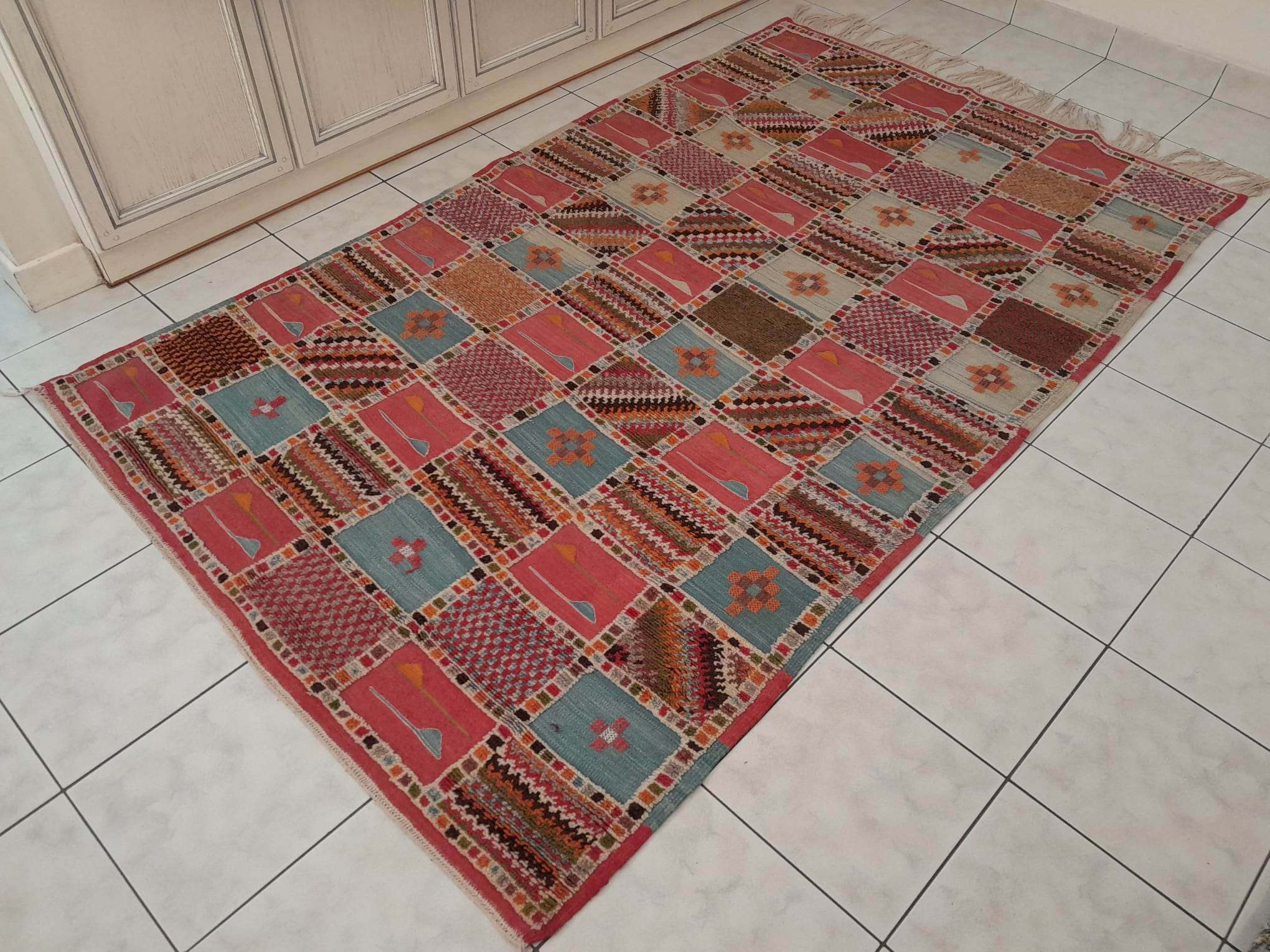 Handmade Berber Kilim rug 257x150cm