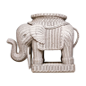 Vintage wicker table elephant