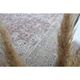 1960s Vintage Persian Handmade Wool Cotton Light Pink Area Rug 285x388