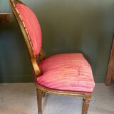 Chaise medaillon style Napoleon III (3)