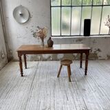 Walnut farm table 185 cm