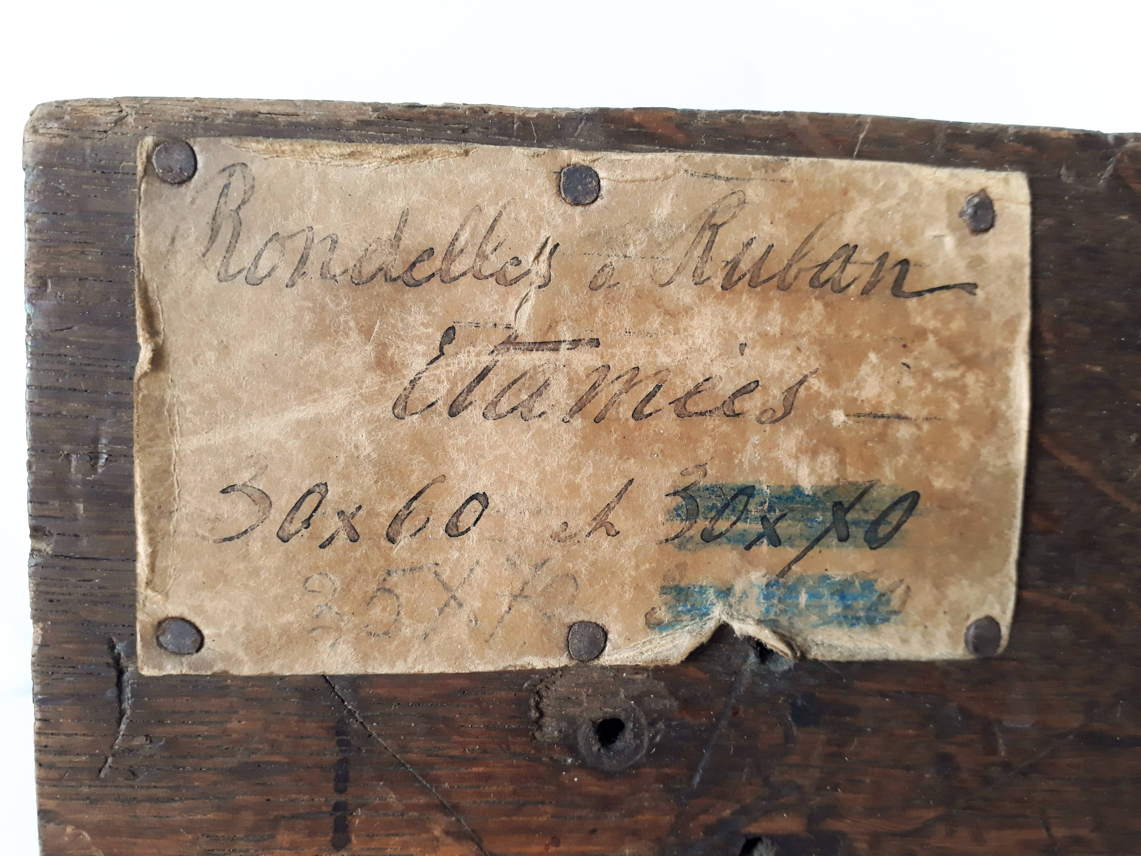 Old wooden workshop drawer